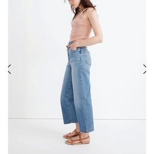 Madewell perfect vintage wide leg crop Jean 26p